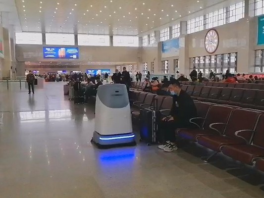 當高鐵站遇上坦力無人駕駛洗地車，奇跡發(fā)生了！