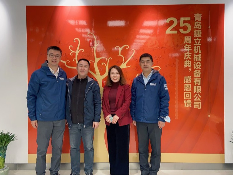 坦能集團(tuán)中國區(qū)總經(jīng)理走訪青島捷立機(jī)械：共謀發(fā)展，共創(chuàng)輝煌
